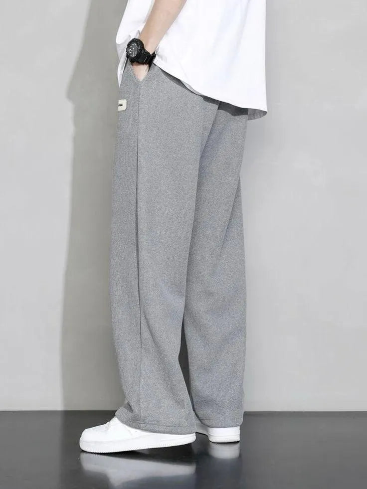 Men's Micro Plain Grey Trouser