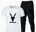 White Markhor Track Suit Black Trousers