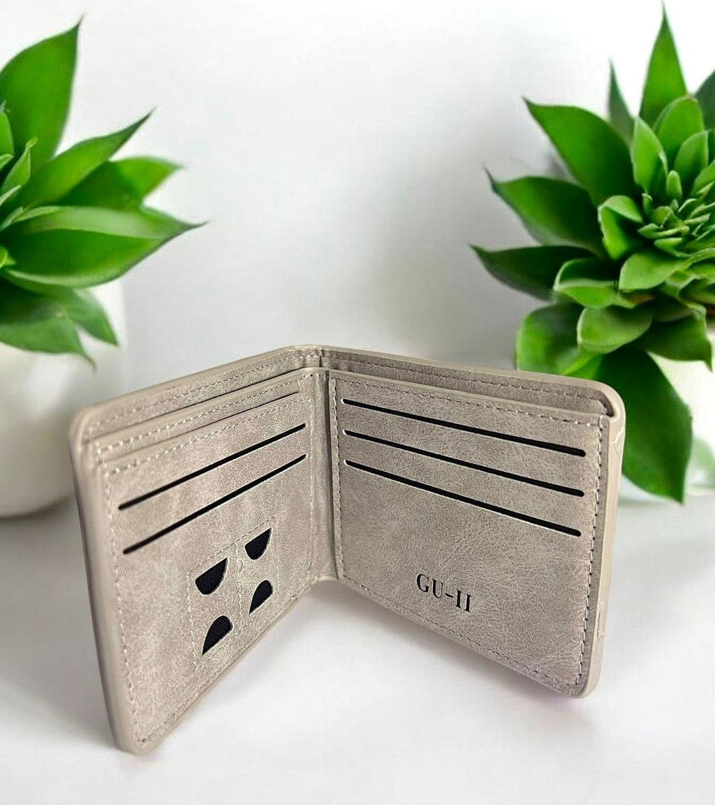 Men's Genuine Leather Wallet with Subtle Logo