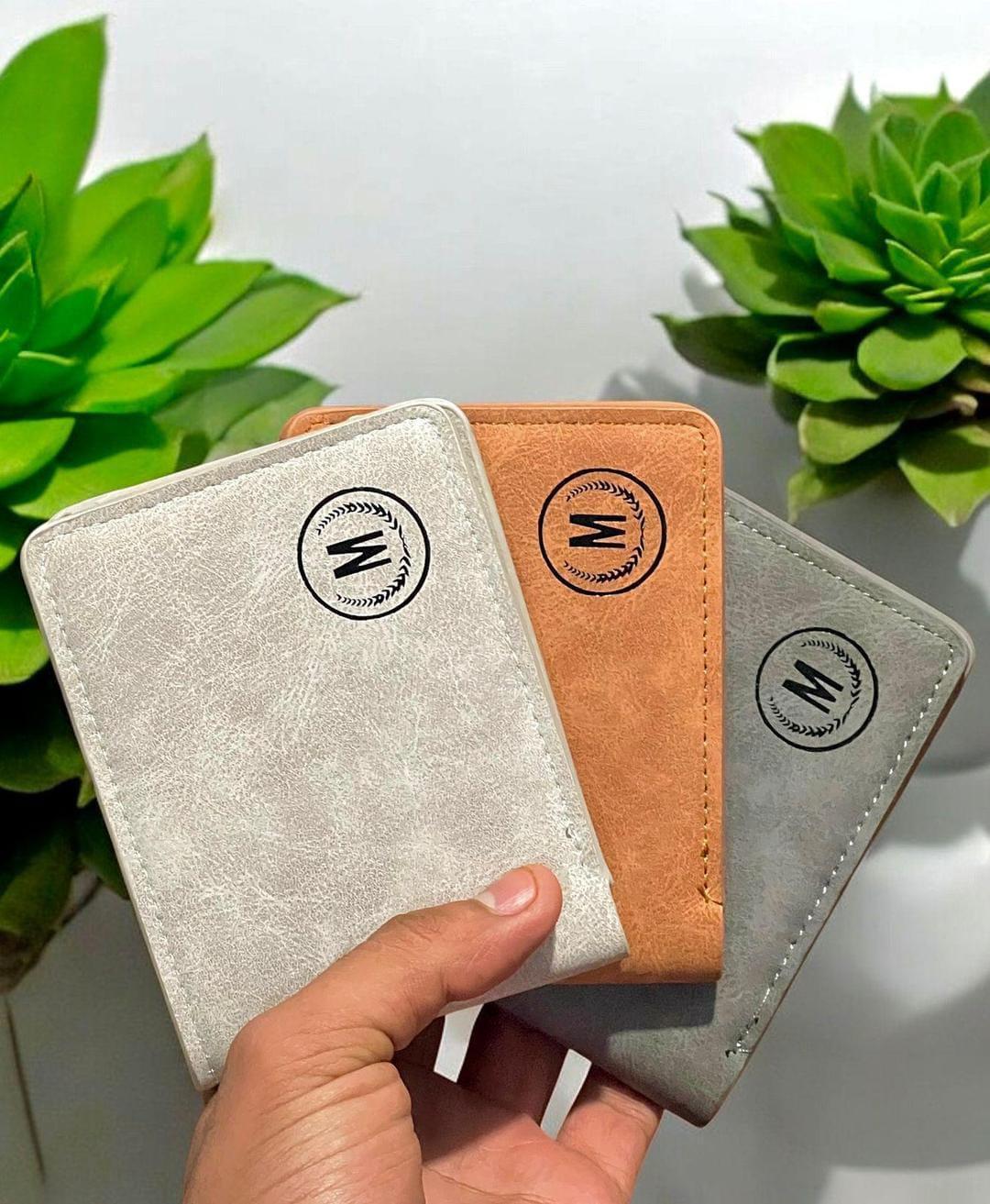 Men's Genuine Leather Wallet with Subtle Logo