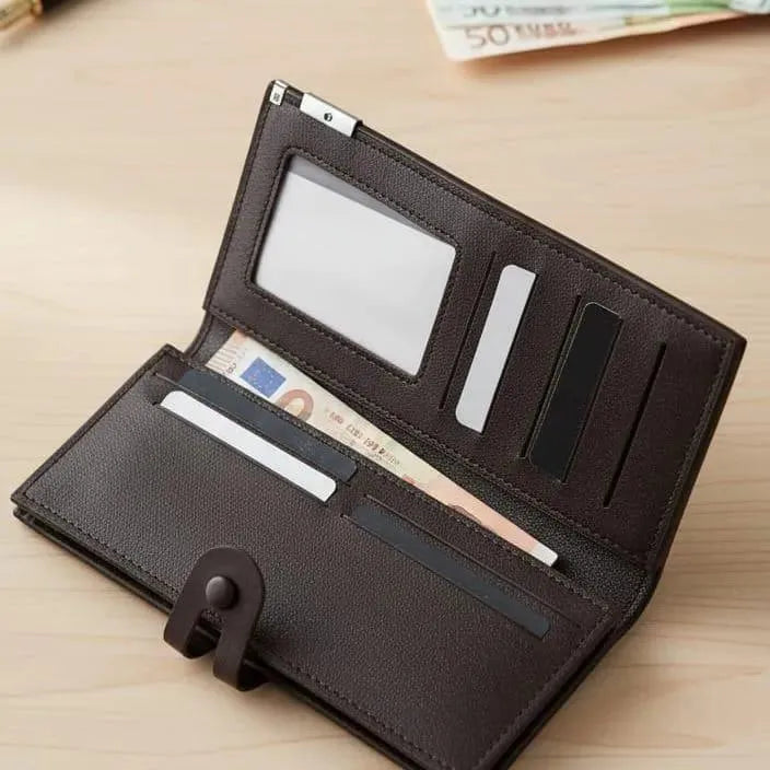 Leather Bi Fold Wallet for Men