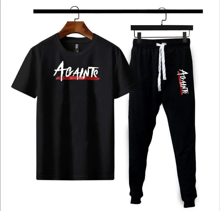 2 Pcs Men's Micro Interlock Printed Track Suit