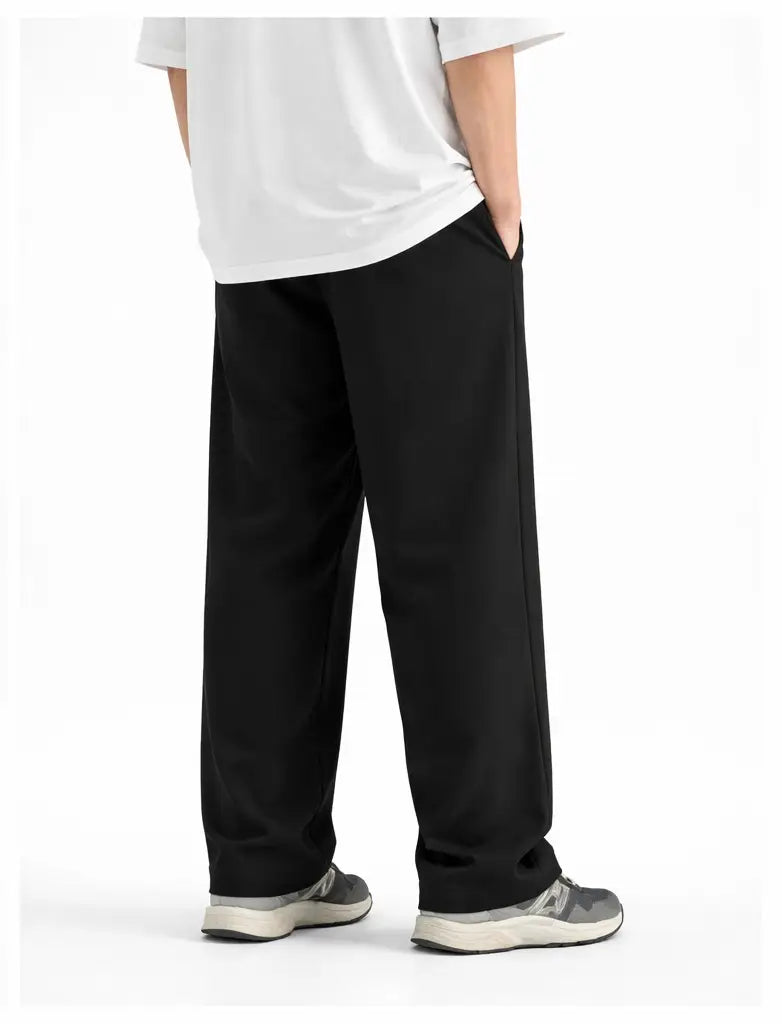 1 Pc Men's Jersey Plain Pleated Trousers