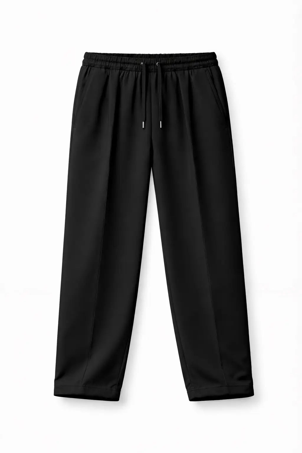1 Pc Men's Jersey Plain Pleated Trousers
