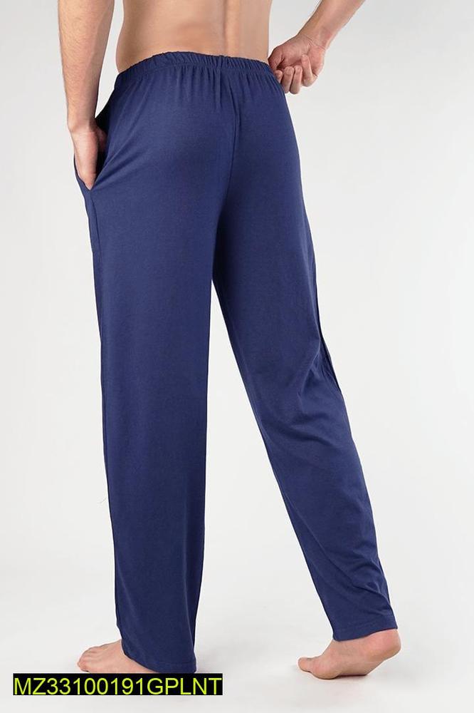 Men Cotton Plain Trousers Drawstring Waist Pakistan