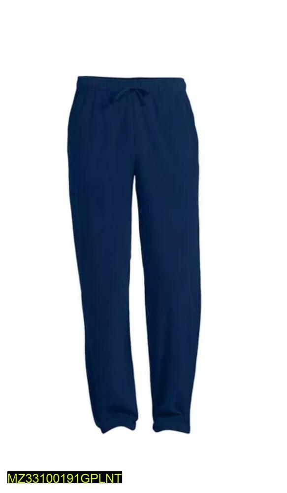 Men Cotton Plain Trousers Drawstring Waist Pakistan