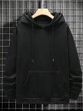 Men's Black Fleece Hoodie