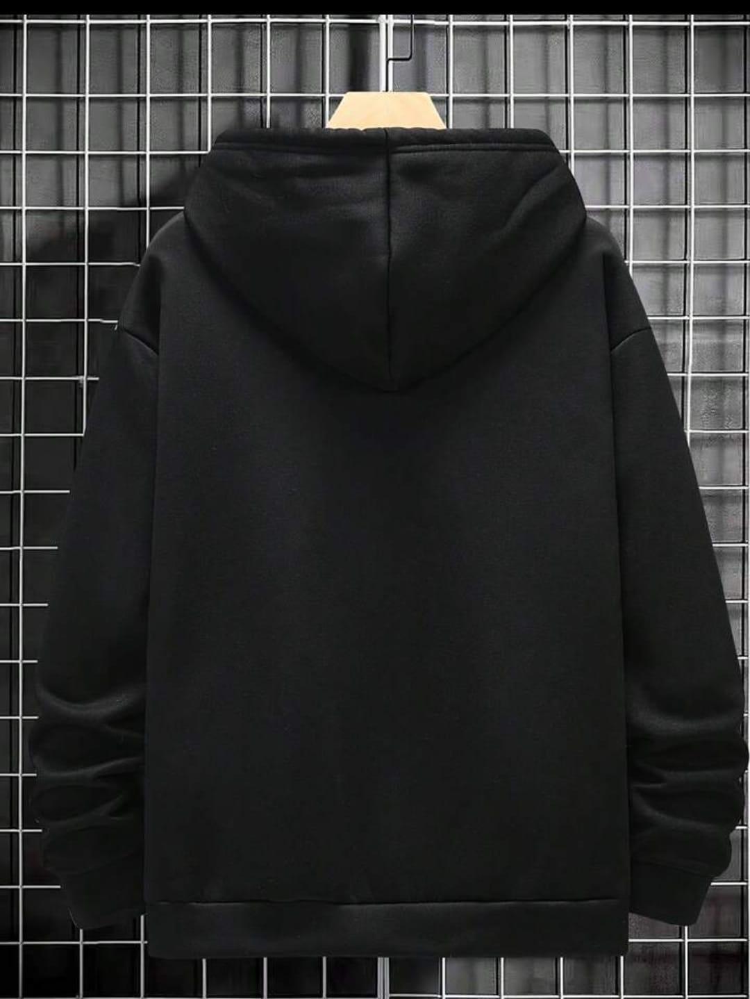 Men's Black Fleece Hoodie