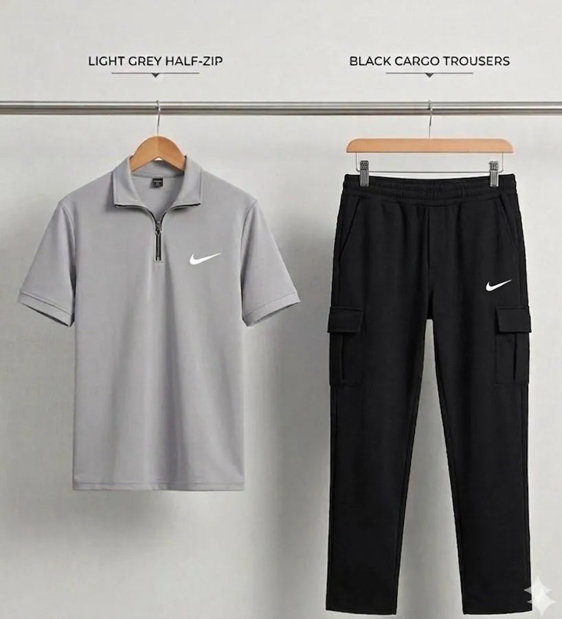 Men Polo Track Suit with Nike Logo