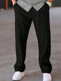 Men's Dri Fit Plain Trouser - 1 Pc in Black