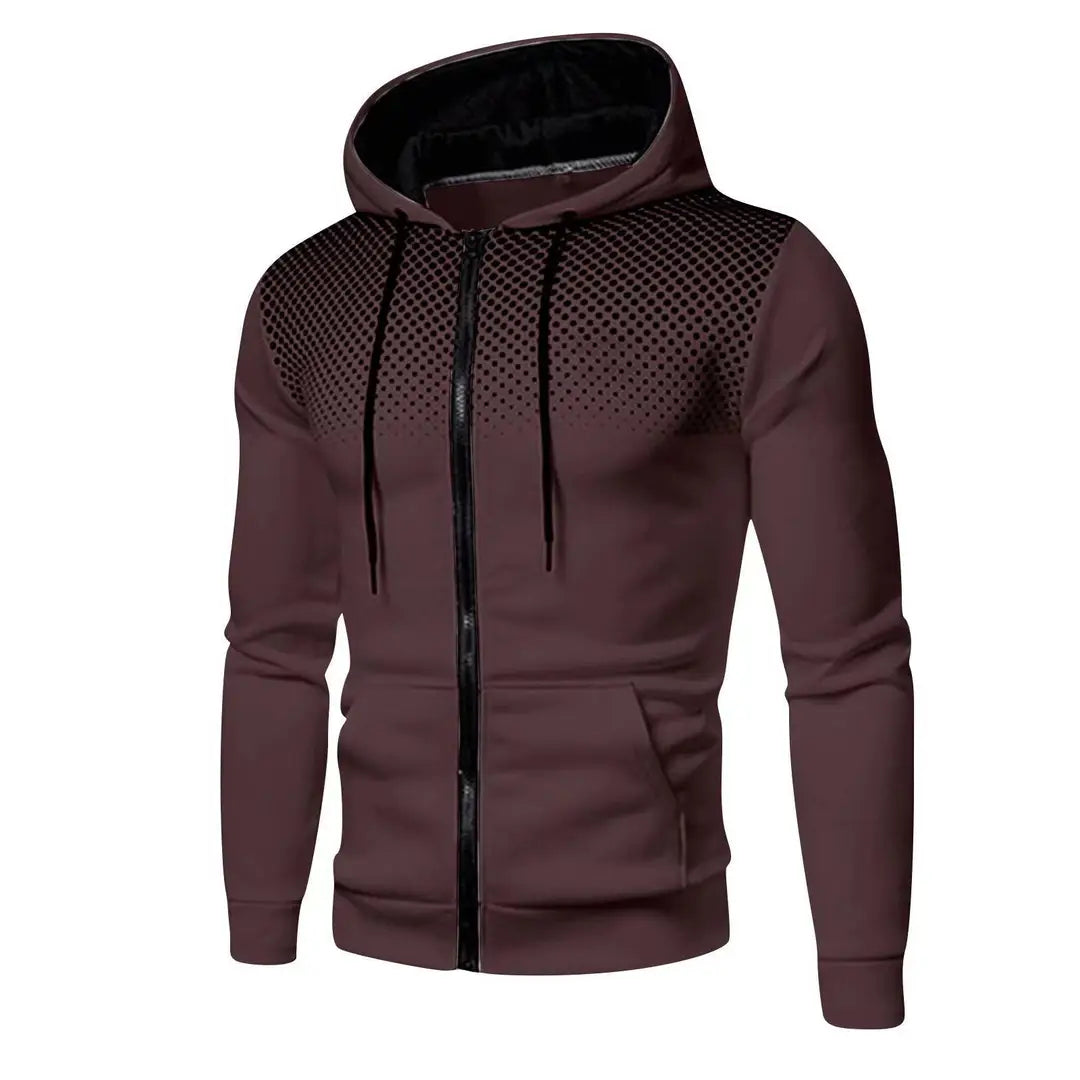 Men Navy Blue Hoodie with Mesh Design Winter Casual Jacket